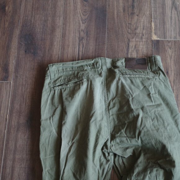 Army Green Ladies Trousers By Naked & Famous Denim - Picture 4 of 6